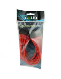 Удължаващ захранващ кабел Gelid 24pin 30cm individually sleeved RED