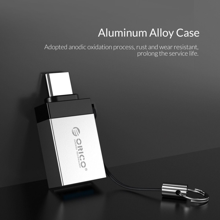 Адаптер  Orico OTG USB3.0 AF to Type-C - CBT-UT01-BK-BP