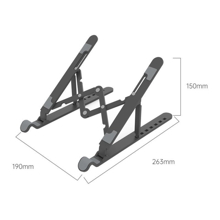 Поставка за лаптоп Orico Black - PFB-A24-BK-BP
