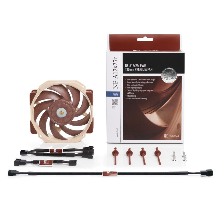 Вентилатор Noctua 120mm Round NF-A12x25r-PWM