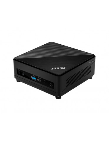 Мини компютър MSI CUBI 5 10M-415EU, Intel Core i3-10110U, 8GB RAM, UHD Graphics, 256GB SSD, Win 11 Home, Black - 9S6-B18311-494