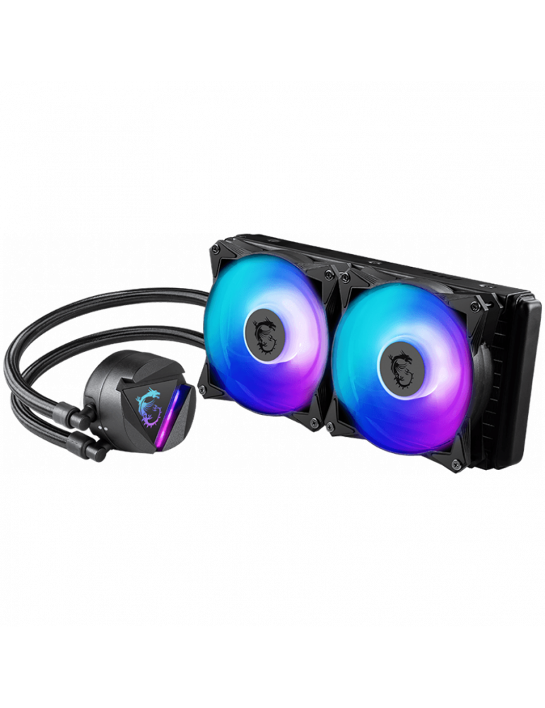 Водно охлаждане MSI MAG CORELIQUID 240R V2 Liquid Cooler, Dual 120mm ARGB PWM Fans