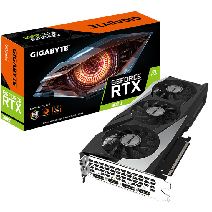 Видео карта Gigabyte GeForce RTX 3060 GAMING OC 12G - N3060GAMING OC-12GD 2.0