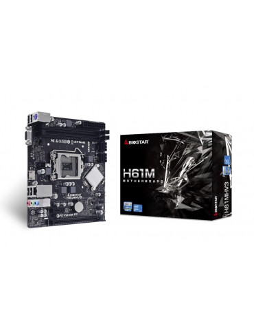 Дънна платка BIOSTAR H61MHV3, Intel H61, LGA1155, Ver 7.0