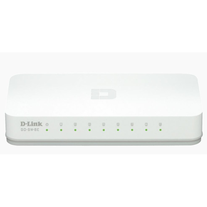 Суич D-Link GO-SW-8E/E, 8 портов 10/100