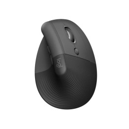 Безжична мишка Logitech Lift Vertical Graphite - 910-006473