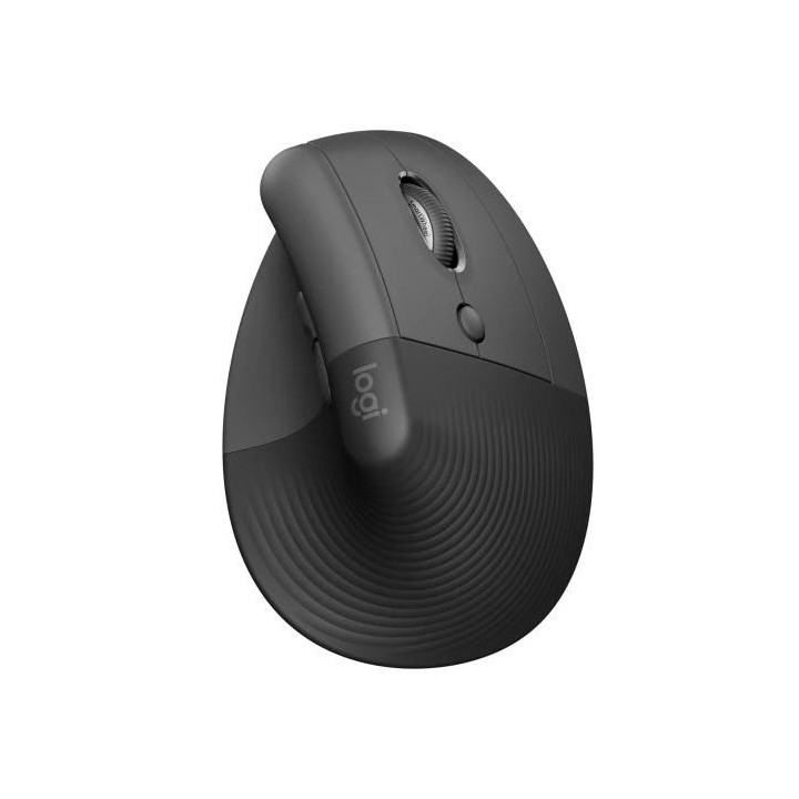 Безжична мишка Logitech Lift Vertical Graphite - 910-006473