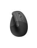 Безжична мишка Logitech Lift Vertical Graphite - 910-006473