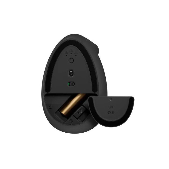 Безжична мишка Logitech Lift Vertical Graphite - 910-006473