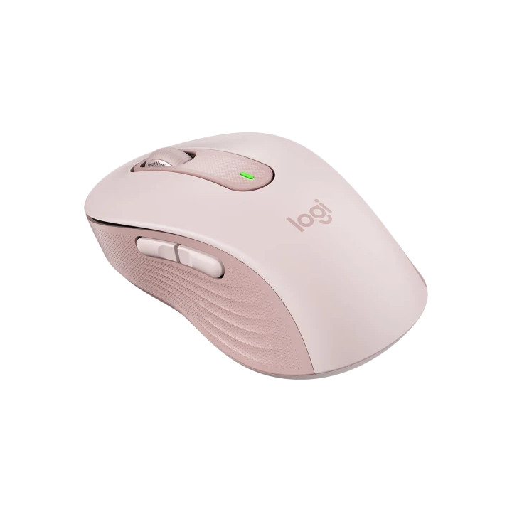 Безжична мишка Logitech Signature M650 L Rose, USB - 910-006237