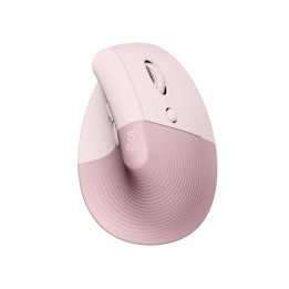 Безжична мишка Logitech Lift Vertical Rose - 910-006478