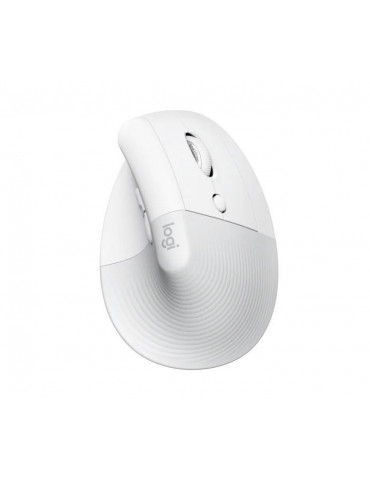 Безжична мишка Logitech Lift Vertical Off-White - 910-006475