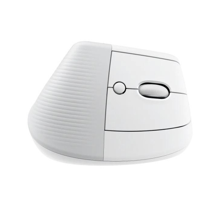 Безжична мишка Logitech Lift Vertical Off-White - 910-006475