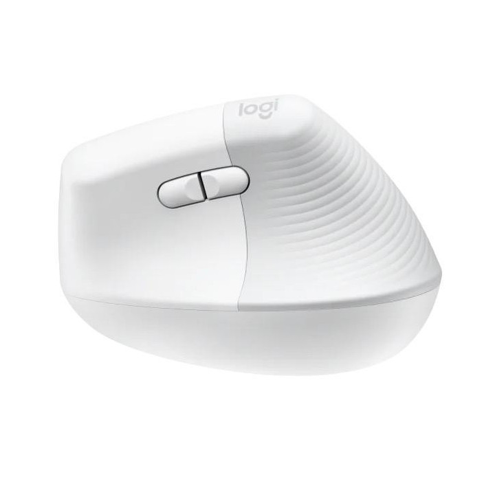 Безжична мишка Logitech Lift Vertical Off-White - 910-006475