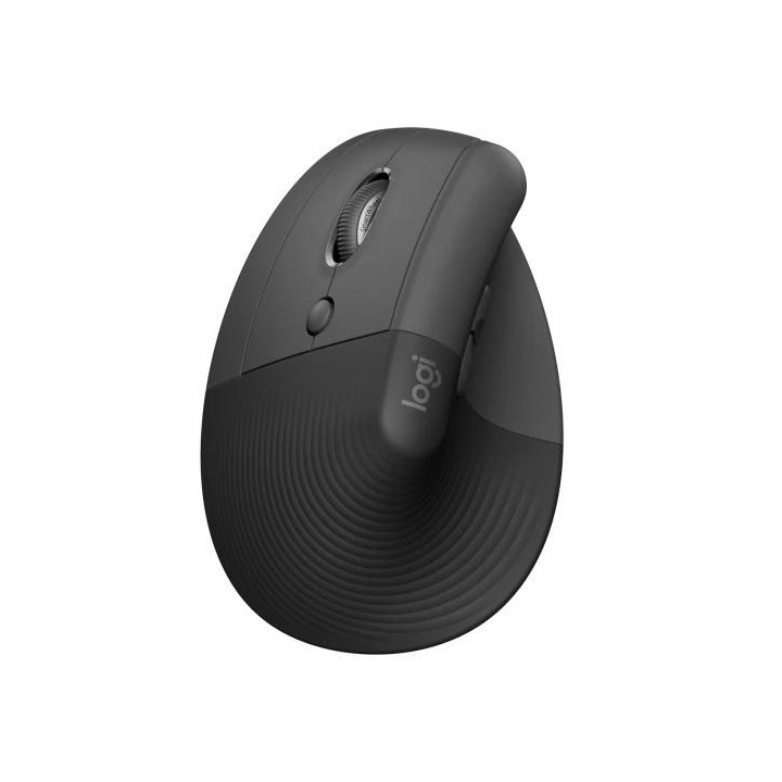 Безжична мишка Logitech Lift Left Vertical Graphite - 910-006474