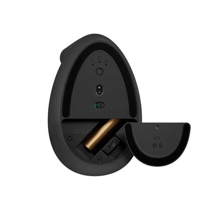 Безжична мишка Logitech Lift Left Vertical Graphite - 910-006474