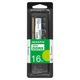 RAM памет Adata 16GB DDR5 5600MHz SODIMM, 1.1V - AD5S560016G-S