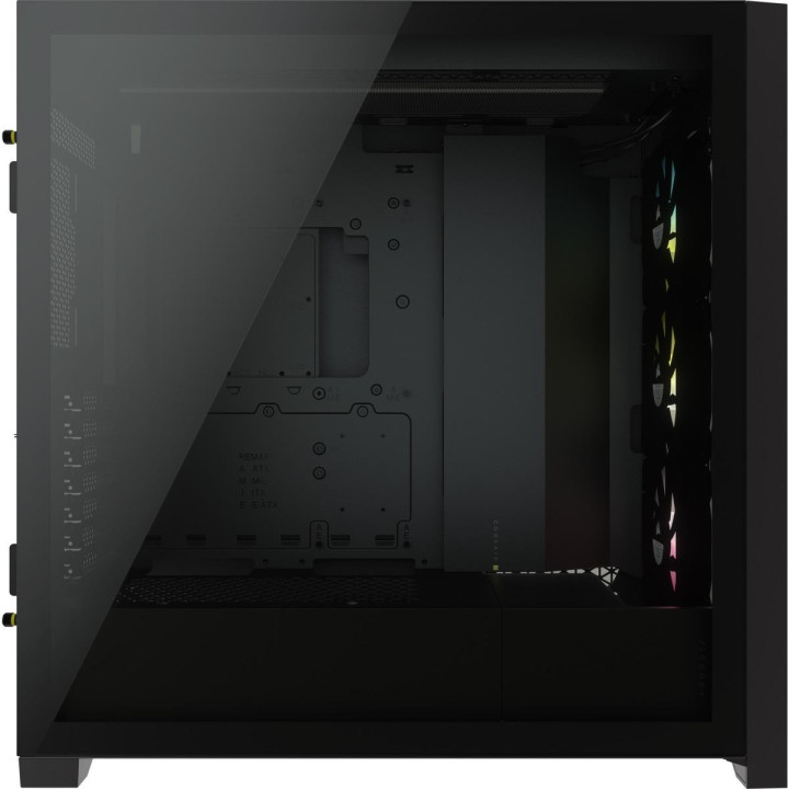Кутия за компютър Corsair iCUE 5000X RGB Mid Tower, TG, черен - CC-9011212-WW
