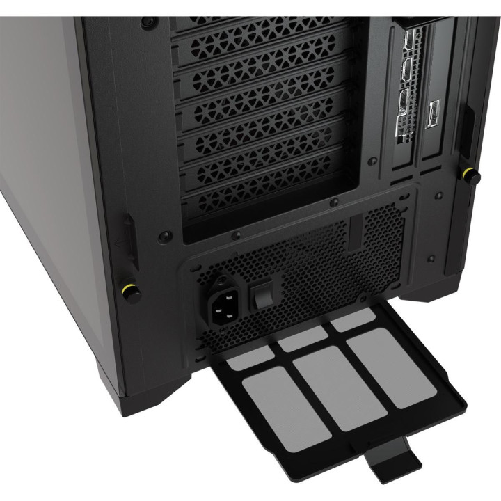 Кутия за компютър Corsair iCUE 5000X RGB Mid Tower, TG, черен - CC-9011212-WW