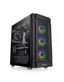 Кутия за компютър Thermaltake Versa T27 TG ARGB, TG, Mid-Tower, Black - CA-1W2-00M1WN-01