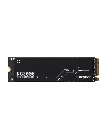 SSD диск Kingston 4096GB KC3000 M.2-2280 PCIe 4.0 NVMe, 7000/7000 MB/s - SKC3000D/4096GB