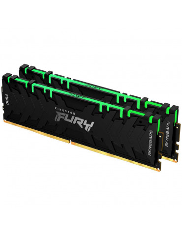 RAM памет Kingston 32GB(2x16GB) 3600MHz DDR4 CL16 1Gx8 FURY Renegade RGB - KF436C16RB1AK2/32