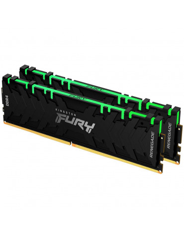 RAM памет Kingston 32GB(2x16GB) 3600MHz DDR4 CL16 1Gx8 FURY Renegade RGB - KF436C16RB1AK2/32