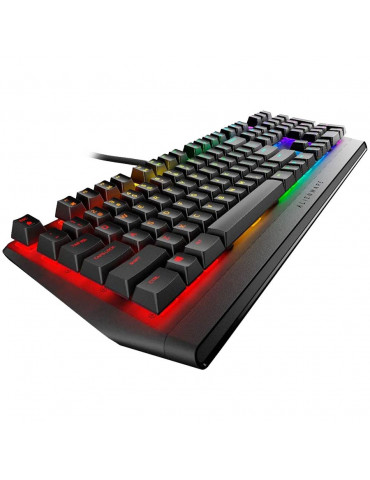 Механична геймърска клавиатура Alienware AW410K RGB, US Layout - 545-BBDK-14