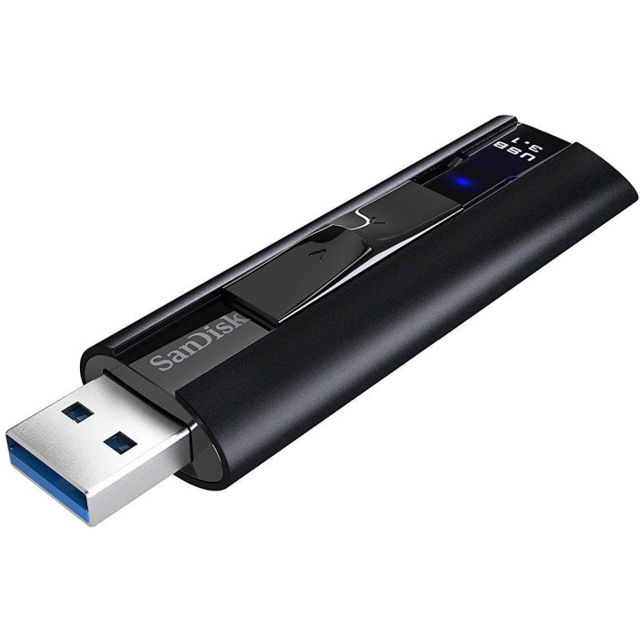 Флаш памет SanDisk Extreme PRO USB 3.1 Solid State Flash Drive, 256GB, черен - SD-USB-CZ880-256G-G46