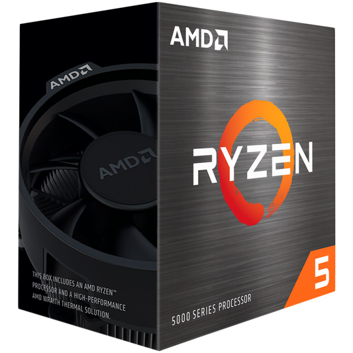 Процесор AMD Ryzen 5 4500, AM4, 6 Cores, 12 Threads, 3.6GHz (Up to 4.1GHz), 11MB Cache, 65W, Box - 100-100000644BOX