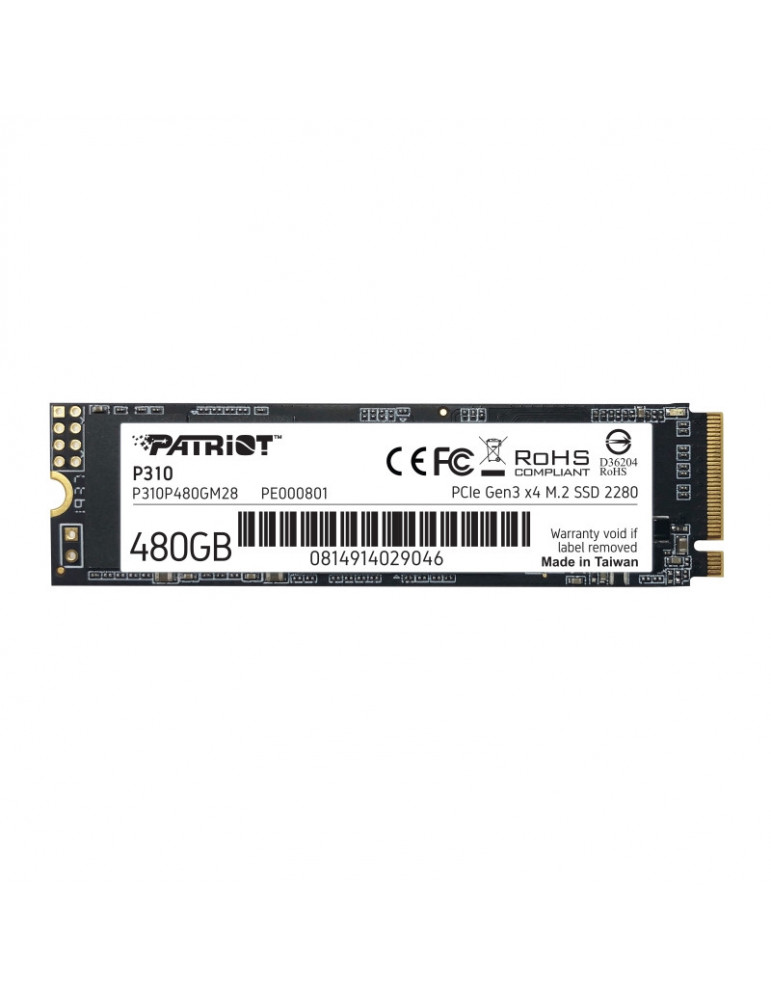 SSD диск Patriot 480GB P310 M.2 2280 PCIE - P310P480GM28