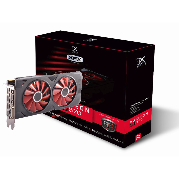 Видео карта XFX AMD Radeon RX570 8GB RS XXX Edition