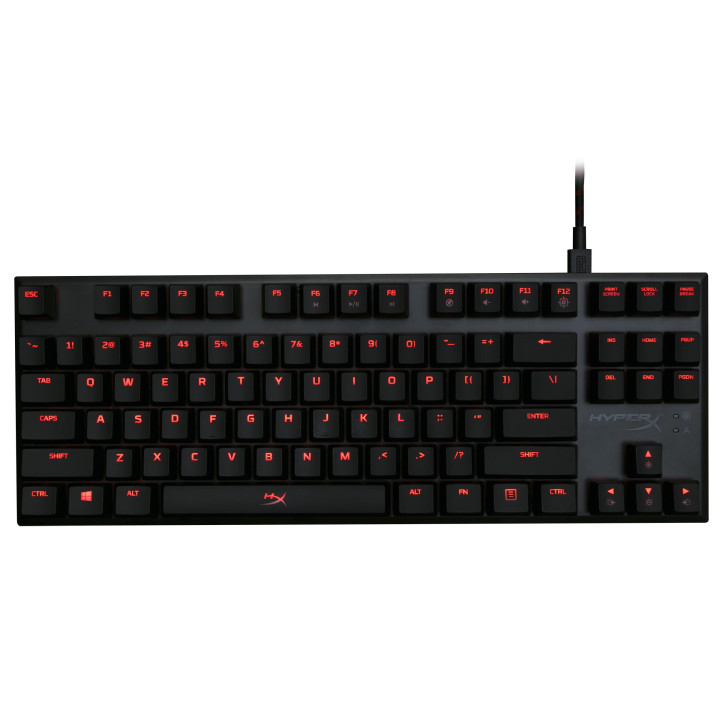 Механична геймърска клавиатура HyperX Alloy FPS Pro M, червени суичове