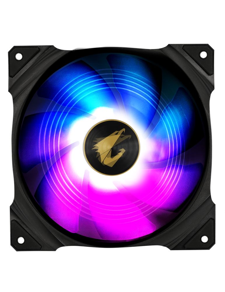 Вентилатор Gigabyte AORUS 120 ARGB, 120x120x25mm 1700 RPM 4pin PMW - GP ...