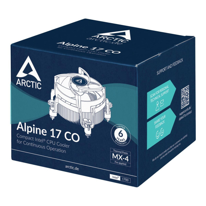 Охладител за процесор Arctic Alpine 17 CO, 1700 - ACALP00041A