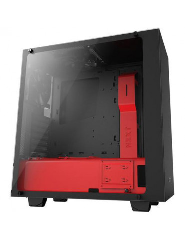 Кутия за компютър NZXT S340 Elite Black/Red