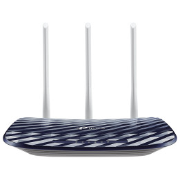 Безжичен рутер TP-Link Archer C20, AC750 802.11ac, 3x външни антени, 4x LAN порта
