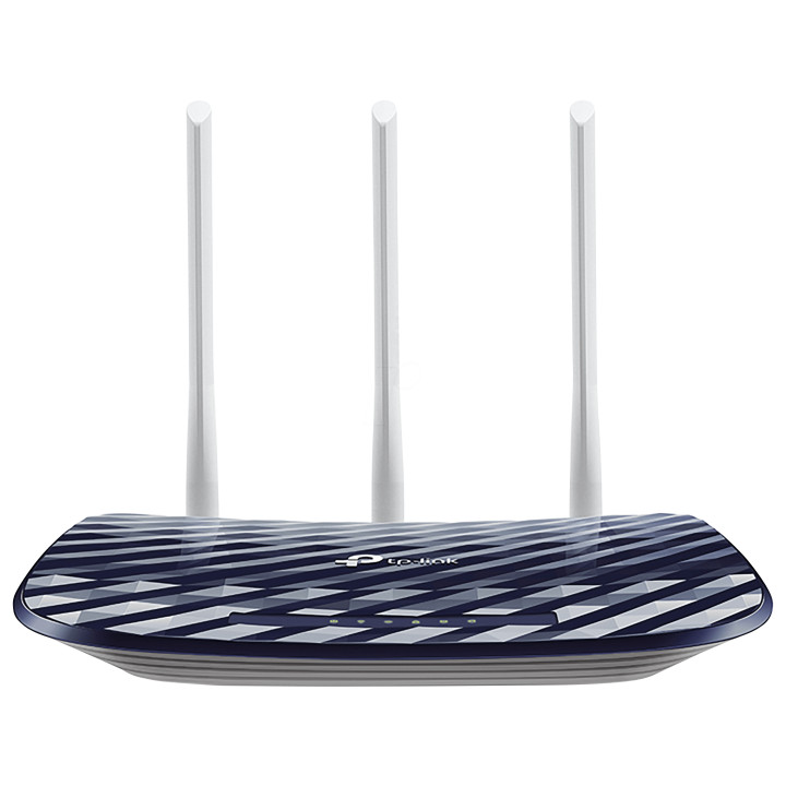 Безжичен рутер TP-Link Archer C20, AC750 802.11ac, 3x външни антени, 4x LAN порта
