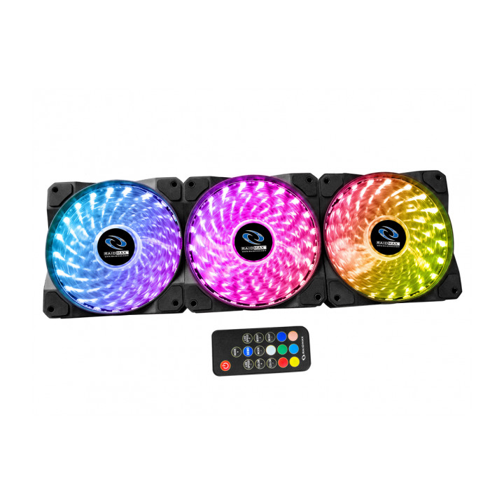 Вентилатори Raidmax 3 x NV-A120R3 RGB