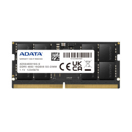 RAM памет Adata 16GB DDR5 4800MHz, 1.1V SODIMM  - AD5S480016G-S