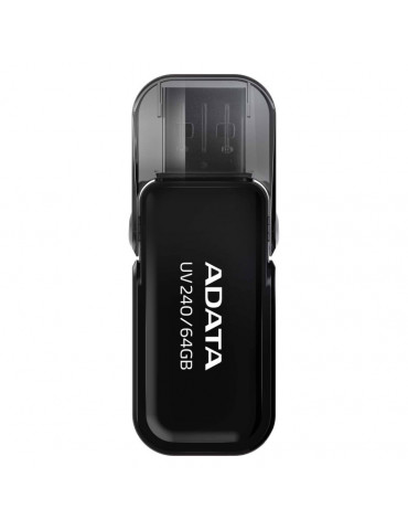 Флаш памет Adata 64GB UV240 USB 2.0-Flash Drive Black - AUV240-64G-RBK