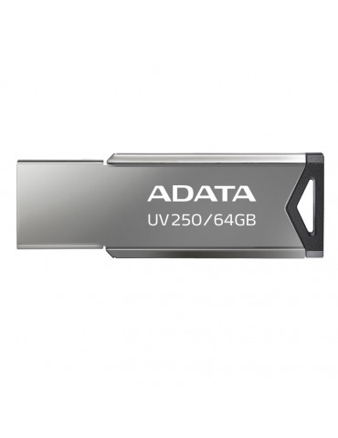 Флаш памет Adata 64GB UV250 USB 2.0-Flash Drive Silver - AUV250-64G-RBK