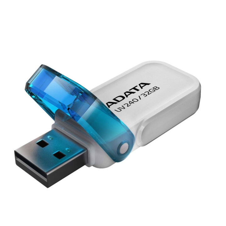 Флаш памет Adata 32GB UV240 USB 2.0-Flash Drive White - AUV240-32G-RWH