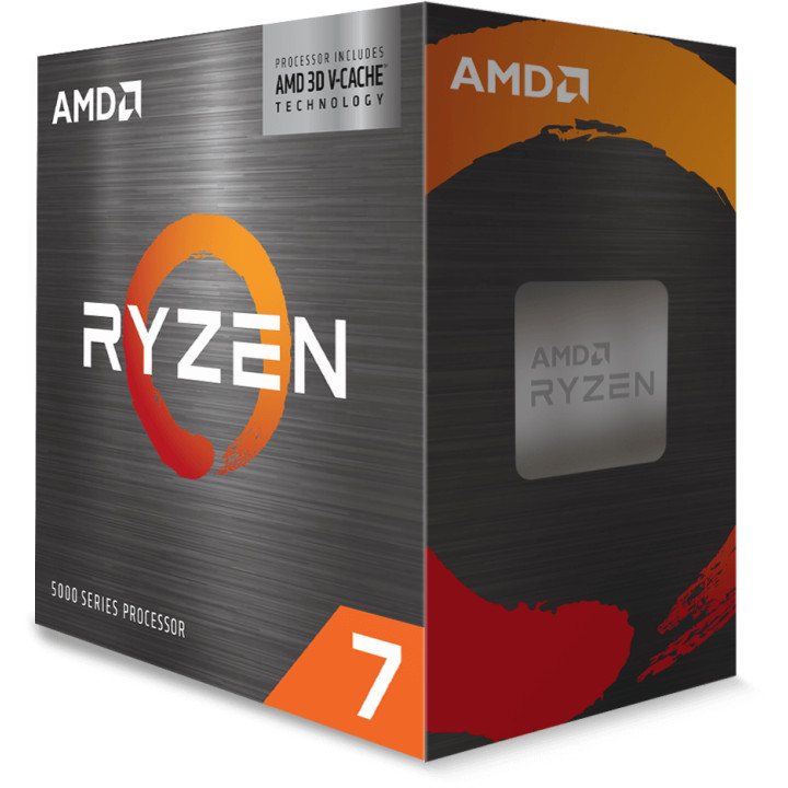 Процесор AMD Ryzen 7 5800X3D, 3.4GHz(Up to 4.5GHz),  C8 /T16, 100MB Cache, 105W, AM4 - 100-1000000651WOF