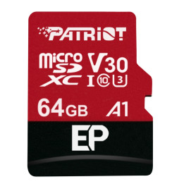 SD карта Patriot EP Series 64GB Micro SDXC V30 - PEF64GEP31MCX