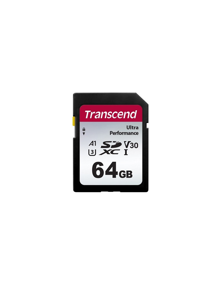SD карта Transcend 64GB SD Card UHS-I U3 A1 Ultra Performance - TS64GSDC340S