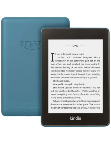 Четец за електронни книги Kindle Paperwhite 6" IPX8, 10 генерация, Син - Kindle PW 2018 10 Gen Blue