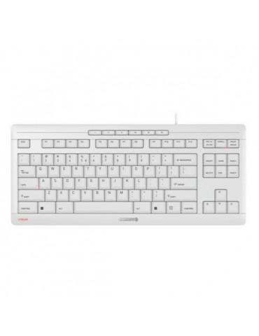 Клавиатура CHERRY STREAM, TKL, SX технология, Светло Сив - JK-8600EU-0