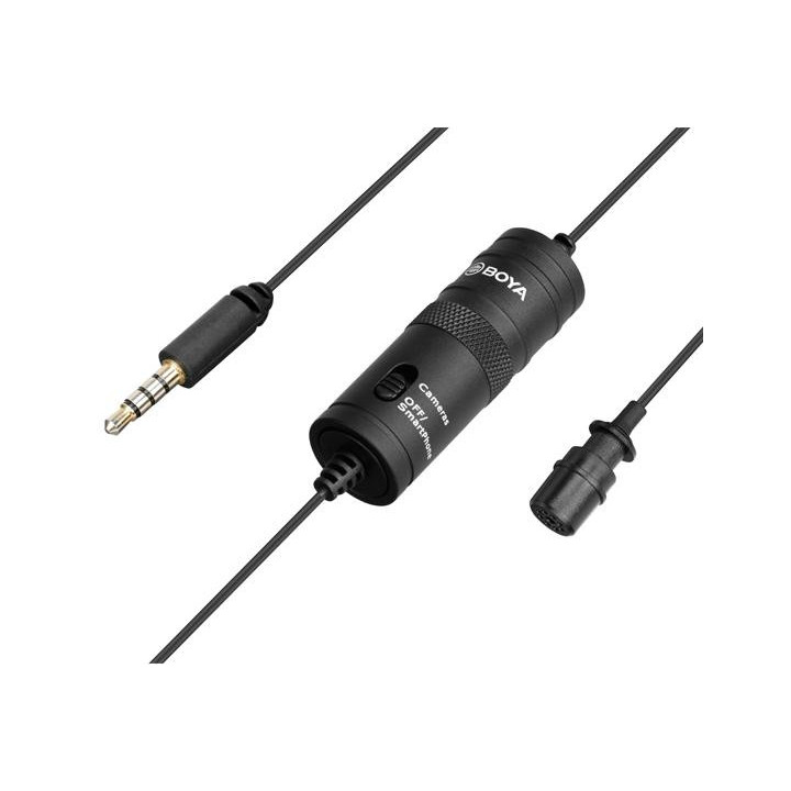 Микрофон брошка BOYA BY-M1, 3.5mm жак