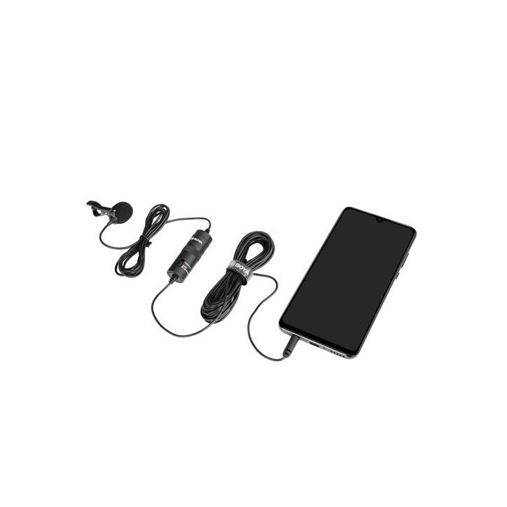 Микрофон брошка BOYA BY-M1, 3.5mm жак